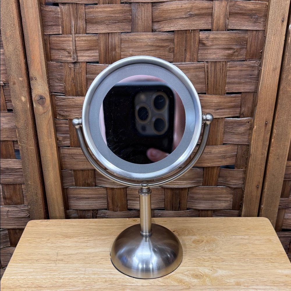 Silver Vanity Mirror